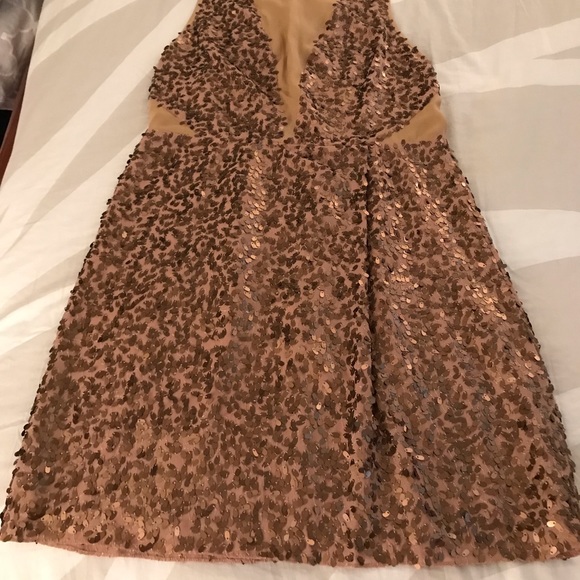 Tibi gold dress size 10 - Picture 5 of 5